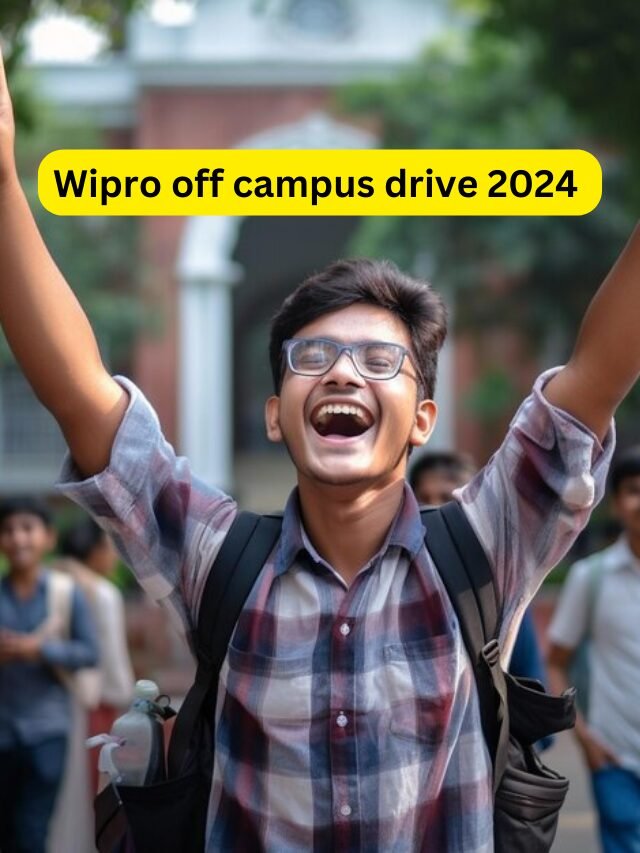 Wipro Off Campus Drive 2024 all graduates eligible Tech Job Alert