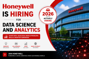 Honeywell is hiring for a data science and analytics : 2026