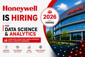 Honeywell is hiring for a data science and analytics : 2026